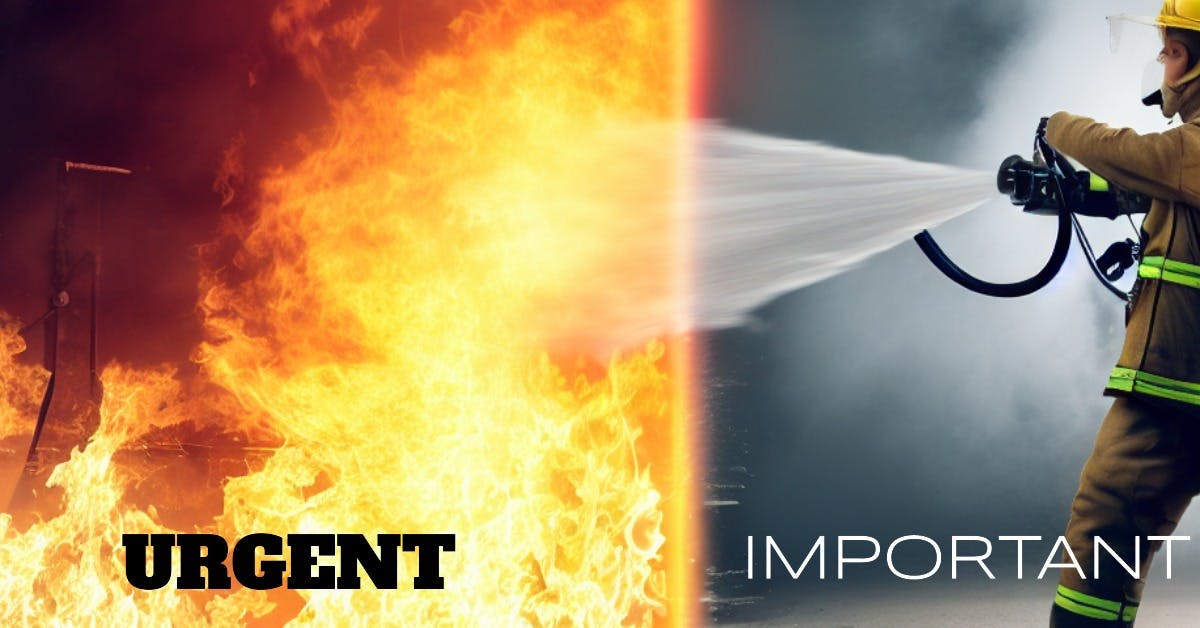 Cover Image for Urgent vs important and goals context